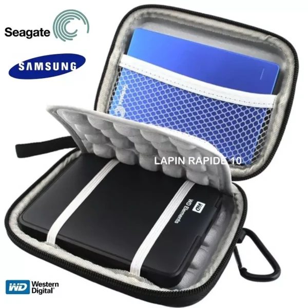 Case multiuso de protecao para transporte de HD ou SSD ou NVME  - acolchoado -  Top de linha - Image 4