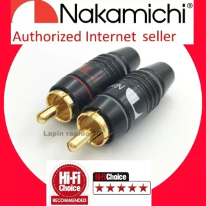 4 Plugs RCA Banana  6mm - Nakamichi