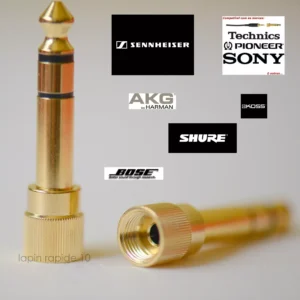 Kit 10 Plugs Adaptadores com Rosca  p2/p10