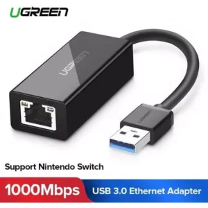 Adaptador placa de rede usb 3.0 Ethernet UGREEN