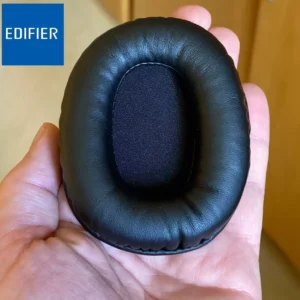 Par de espumas de couro para reposicao para fone Edifier w800bt