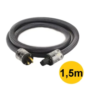 Novo cabo de alimentacao High end - Audiophile serie cobre puro - Padrao US -1,5m  