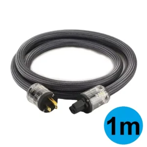 Novo cabo de alimentacao High end - Audiophile serie cobre puro - Padrao US -1m  