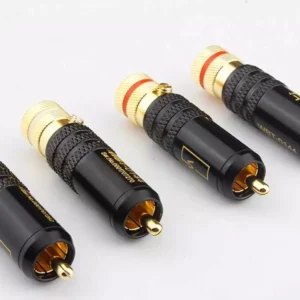 4 Plugs RCA Banana  10mm - WBT 0144