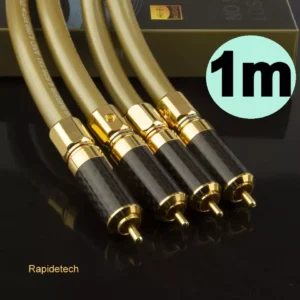 Cabo  audio RCA Hexlink 5 c  high end modelo original  (PAR) -1m