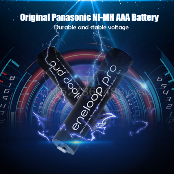 Kit 4 pilhas recarregaveis AAA Eneloop pro Panasonic 950 mah 1,2 V - Imagem 2