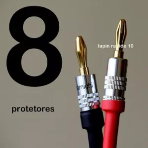8 protetores termoretrateis para plug banana ou spade Nakamichi