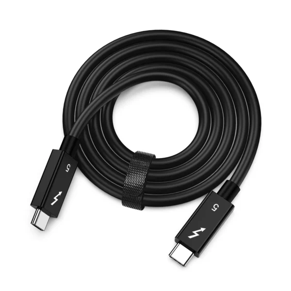 Cabo Thunderbolt 5  USB-C  x Thunderbolt 5  USB-C - 16k - 120 gpbs - 1,5 m - Imagem 2