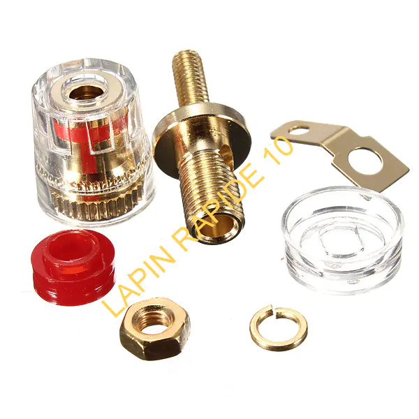 4 plugs banana femeas Nakamichi 4 mm - top de linha - Imagem 4