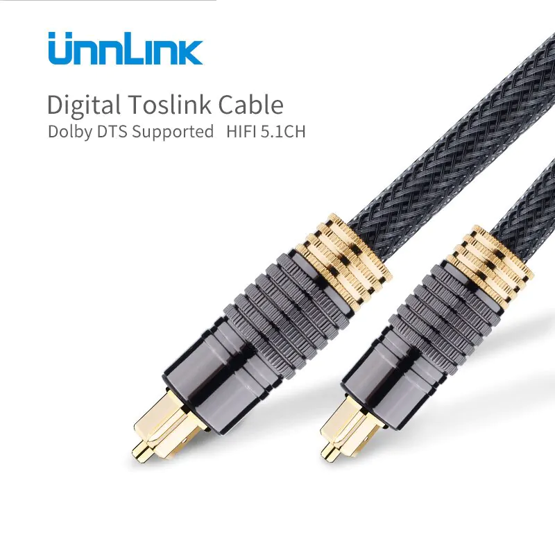 Cabo ótico de audio digital Unnlink – 1,5 m - Imagem 5
