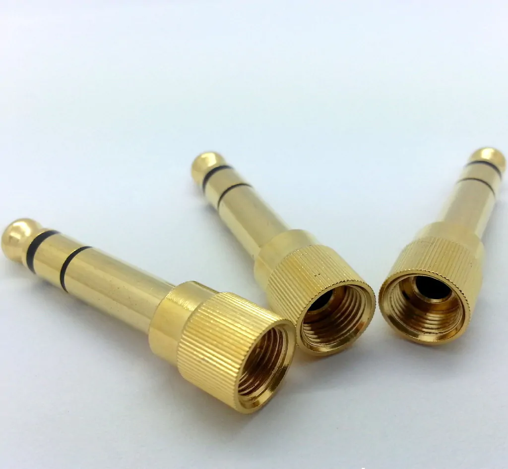 Kit 10 Plugs Adaptadores com Rosca p2/p10 - Imagem 2