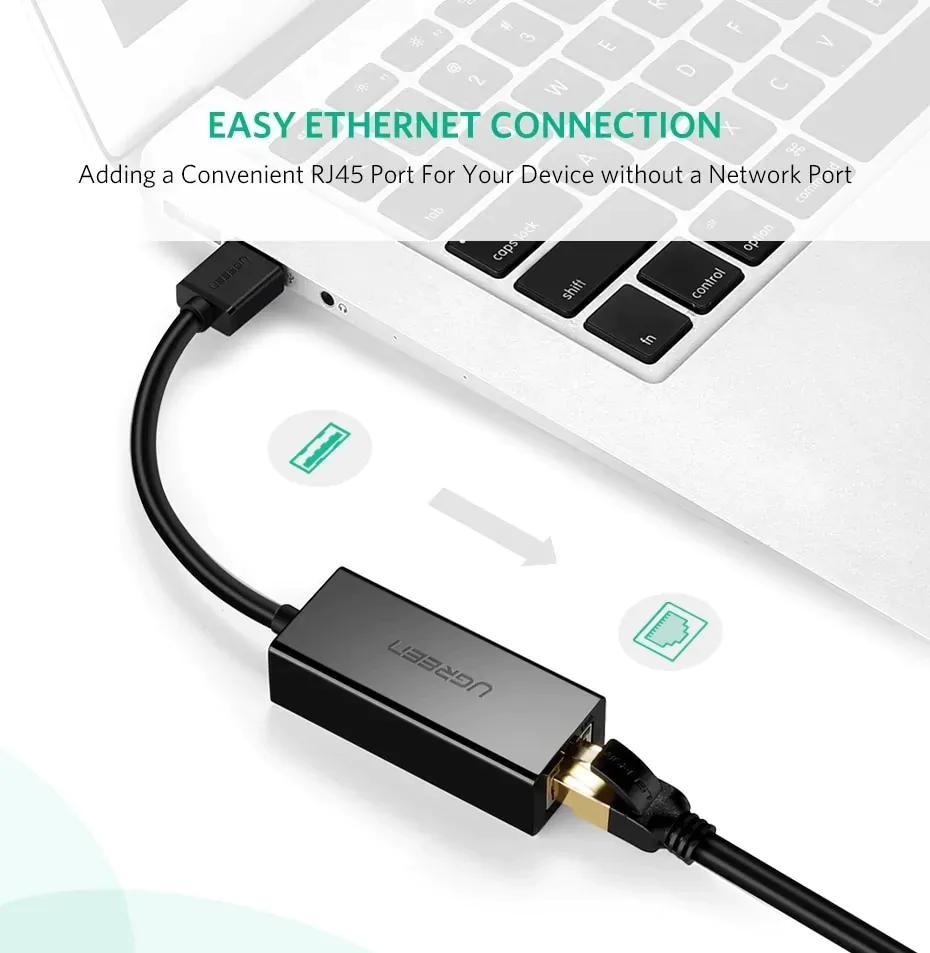Adaptador placa de rede usb 3.0 Ethernet UGREEN - Imagem 4