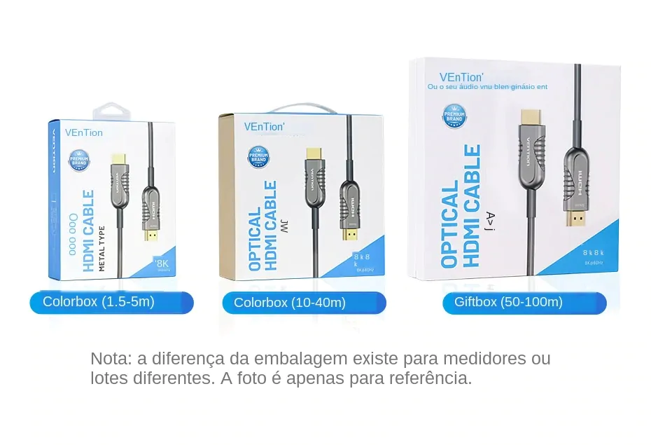 Cabo HDMI 2.1 8k/240Hz Fibra Ótica - VENTION - 5m - Imagem 6
