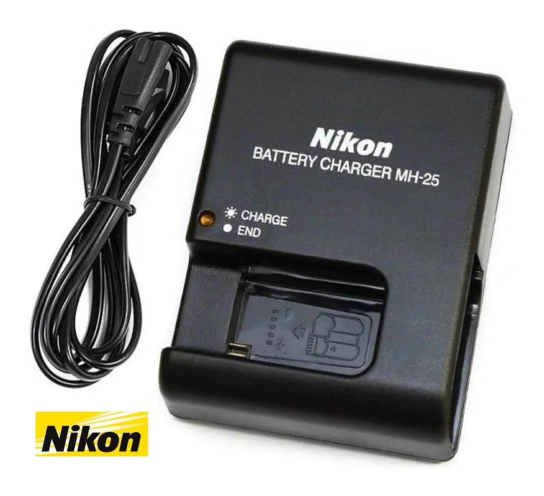 Carregador MH25 para Bateria Nikon En-el15 ,En-el15A, En-el15B