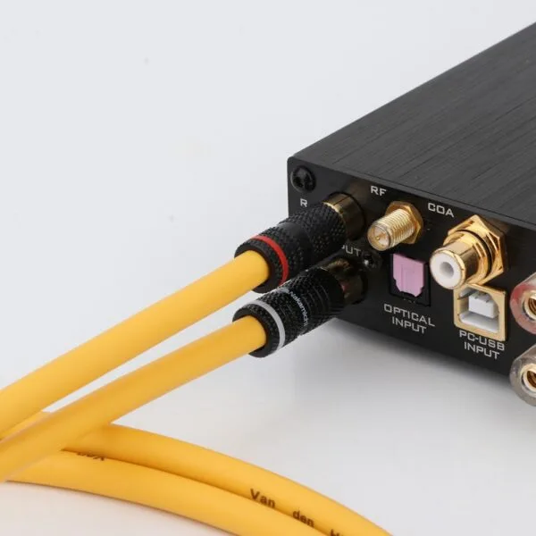 Cabos audio RCA Van den hul + plugs Nakamichi (PAR) -0,5m - Imagem 3