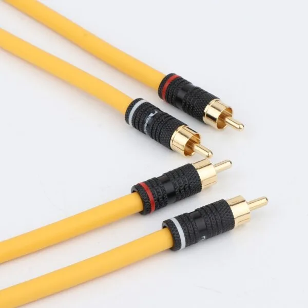 Cabos audio RCA Van den hul + plugs Nakamichi (PAR) -0,5m - Imagem 2