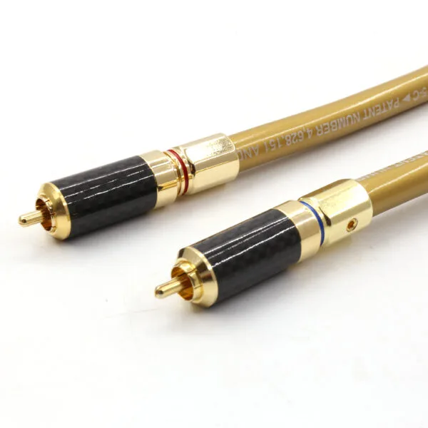 Cabo  audio RCA Hexlink 5 c  high end modelo original  (PAR) -1m - Imagem 6