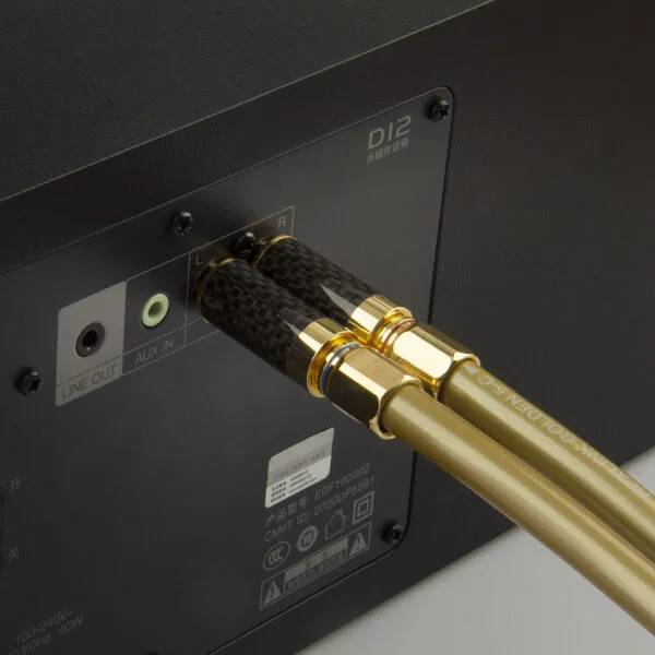 Cabo  audio RCA Hexlink 5 c  high end modelo original  (PAR) -1m - Imagem 3