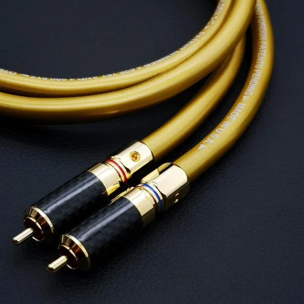 Cabo  audio RCA Hexlink 5 c  high end modelo original  (PAR) -1m - Imagem 4