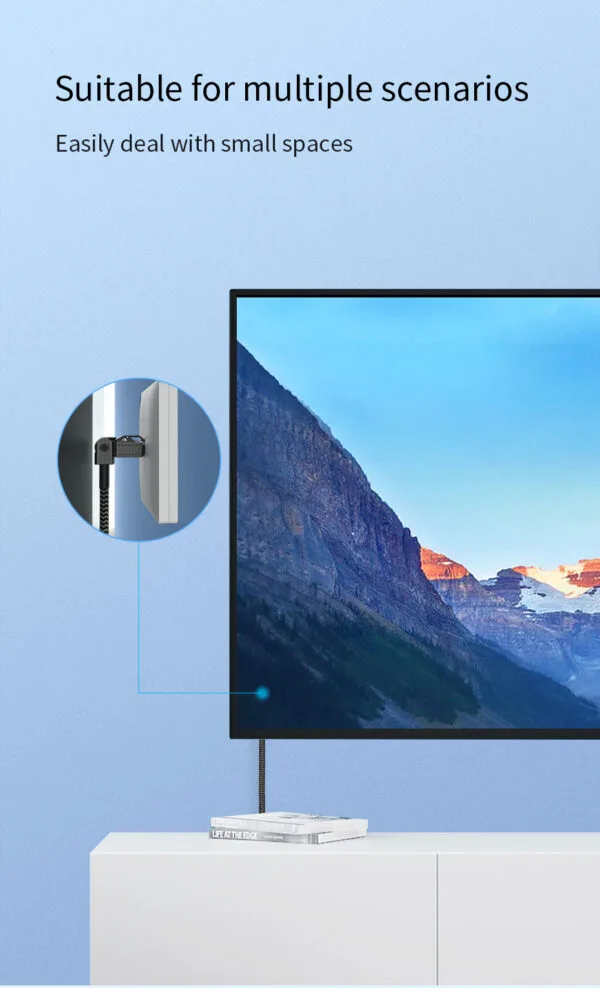 Cabo de rede Hagibis Cat 8 articulado e blindado alta velocidade 2000 mhz / 40 gbps- 0,5 m - Imagem 3