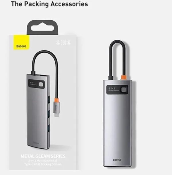 Adaptador Dock Thunderbolt 3 Usb C Hdmi P/ Macbook Air Pro M1 - Imagem 5