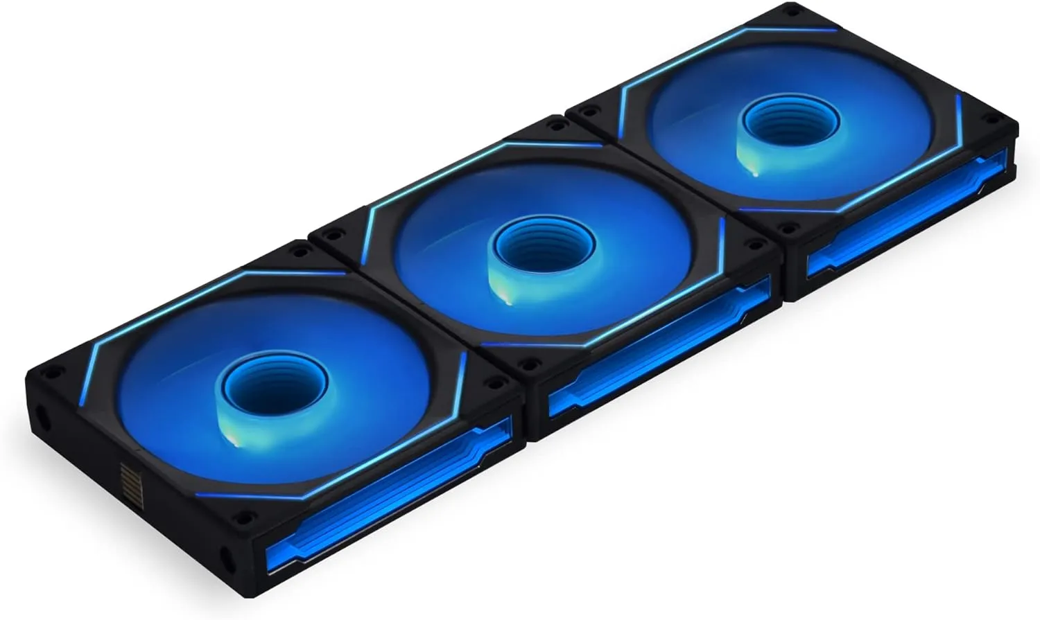 Kit 3 Coolers Fans Lian Li SL-INFINITY 120 Rgb - front wind Preto + controladora - Image 4